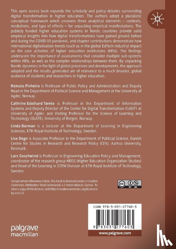  - Digital Transformations in Nordic Higher Education