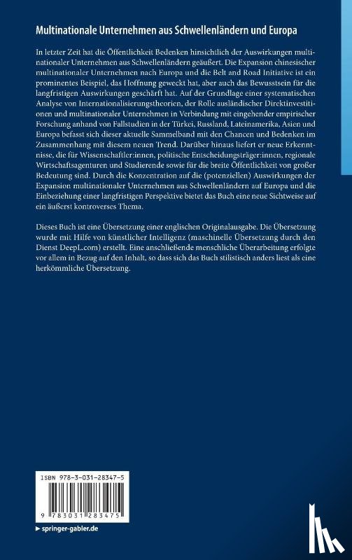  - Multinationale Unternehmen aus Schwellenländern und Europa