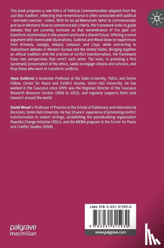 Gutbrod, Hans, Wood, David - Ethics of Political Commemoration
