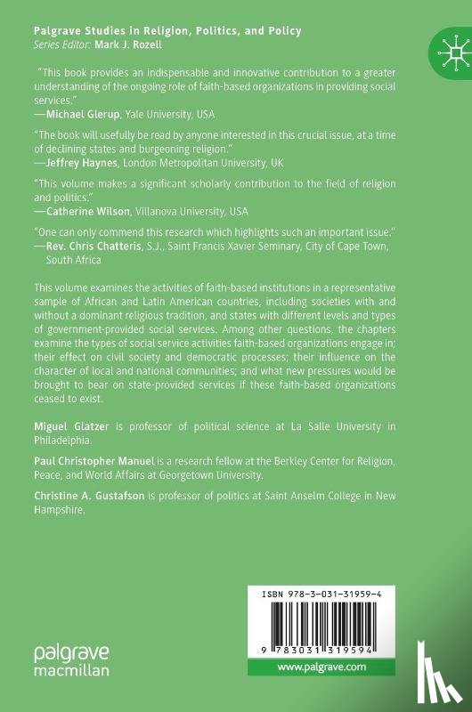  - Faith-Based Organizations and Social Welfare