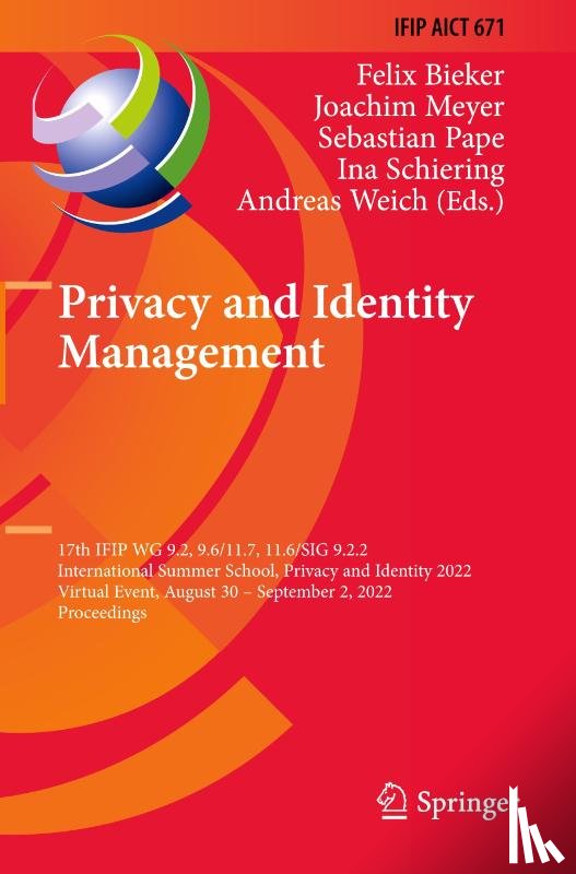 - Privacy and Identity Management