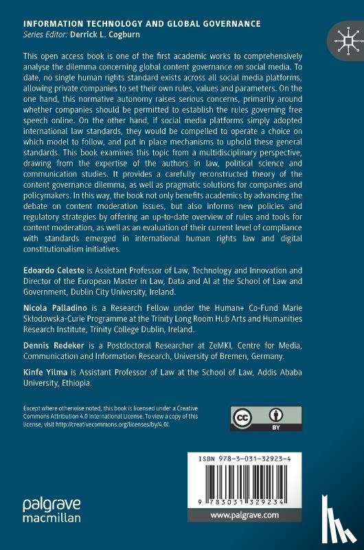 Celeste, Edoardo, Palladino, Nicola, Redeker, Dennis, Yilma, Kinfe - The Content Governance Dilemma