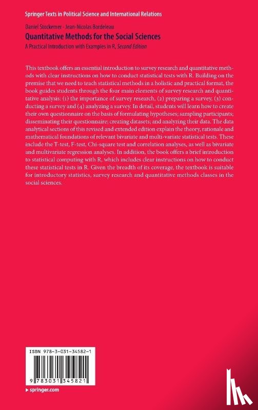 Stockemer, Daniel, Bordeleau, Jean-Nicolas - Quantitative Methods for the Social Sciences