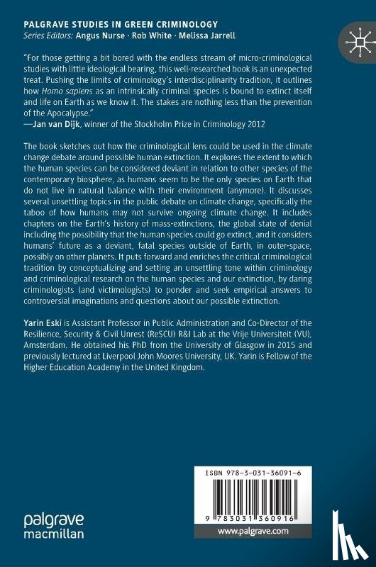 Eski, Yarin - A Criminology of the Human Species