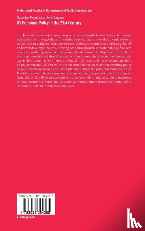 Mourmouras, Alexandros, Rangazas, Peter - US Economic Policy in the 21st Century