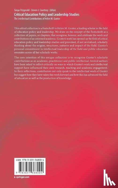  - Critical Education Policy and Leadership Studies