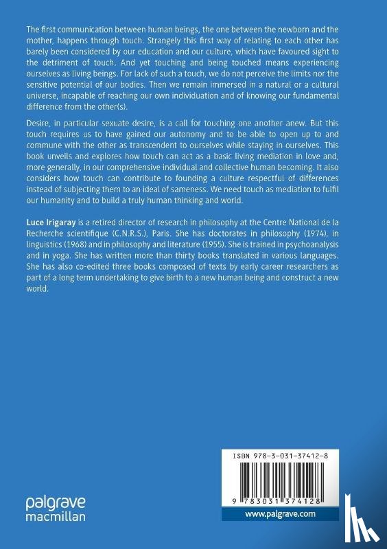Irigaray, Luce - The Mediation of Touch