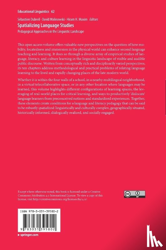  - Spatializing Language Studies