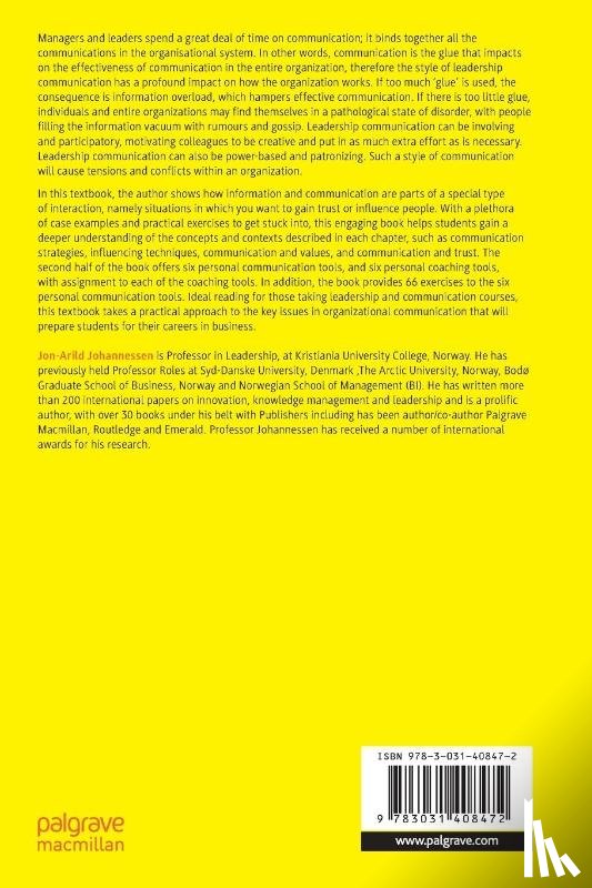 Johannessen, Jon-Arild - Leadership and Communication