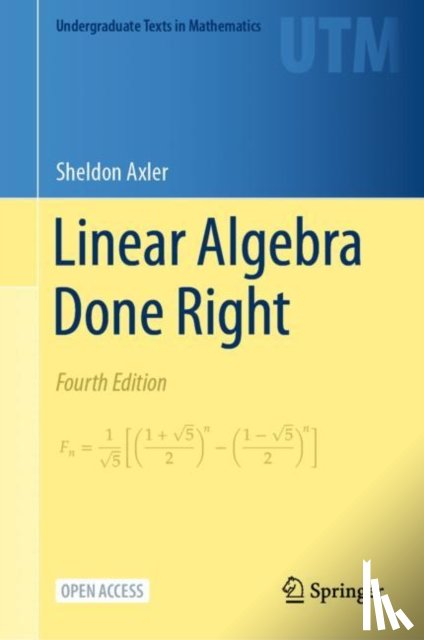 Axler, Sheldon - Linear Algebra Done Right