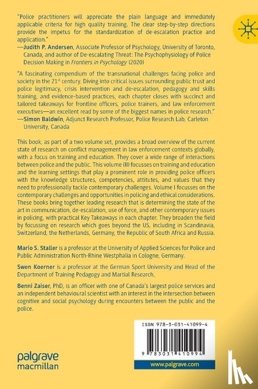  - Police Conflict Management, Volume II