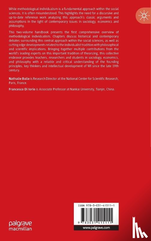 - The Palgrave Handbook of Methodological Individualism