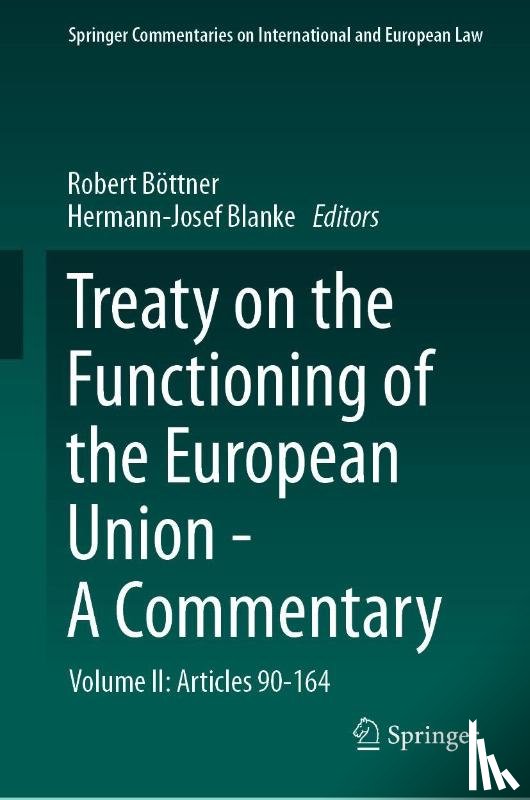  - Treaty on the Functioning of the European Union - A Commentary