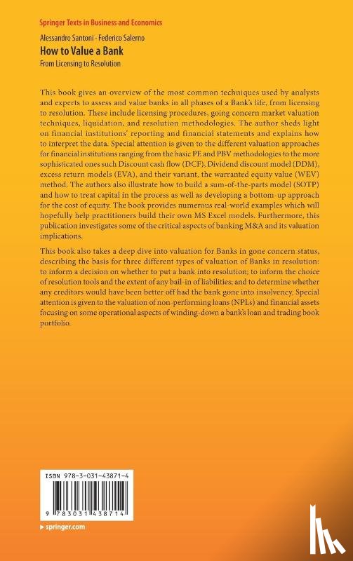 Santoni, Alessandro, Salerno, Federico - How to Value a Bank