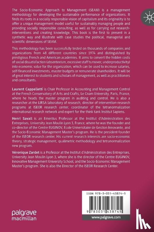Cappelletti, Laurent, Savall, Henri, Zardet, Veronique - Socio-Economic Approach to Management