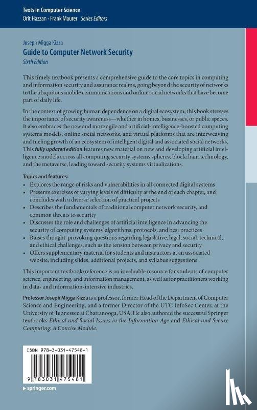 Kizza, Joseph Migga - Guide to Computer Network Security