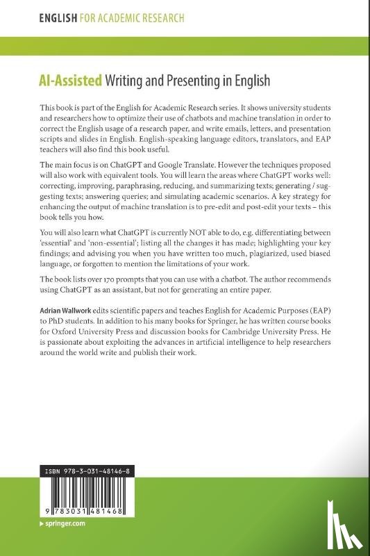 Wallwork, Adrian - AI-Assisted Writing and Presenting in English