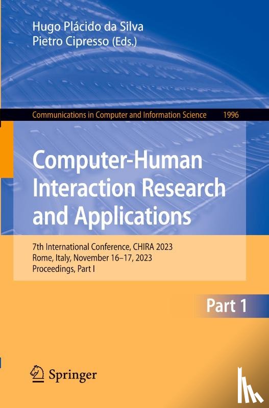  - Computer-Human Interaction Research and Applications
