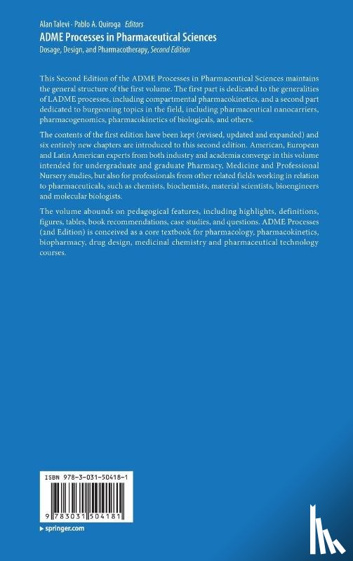  - ADME Processes in Pharmaceutical Sciences