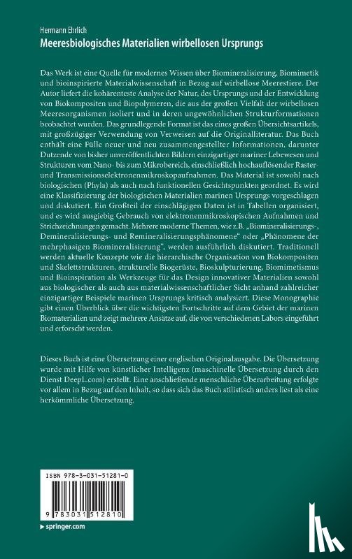 Ehrlich, Hermann - Meeresbiologisches Materialien wirbellosen Ursprungs