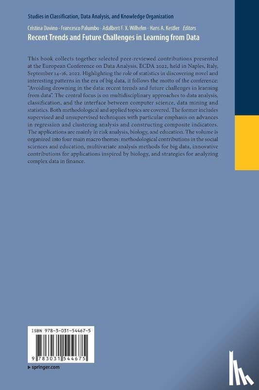  - Recent Trends and Future Challenges in Learning from Data