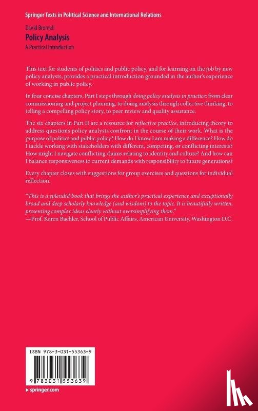 Bromell, David - Policy Analysis