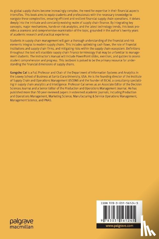 Cai, Gangshu - Supply Chain Finance
