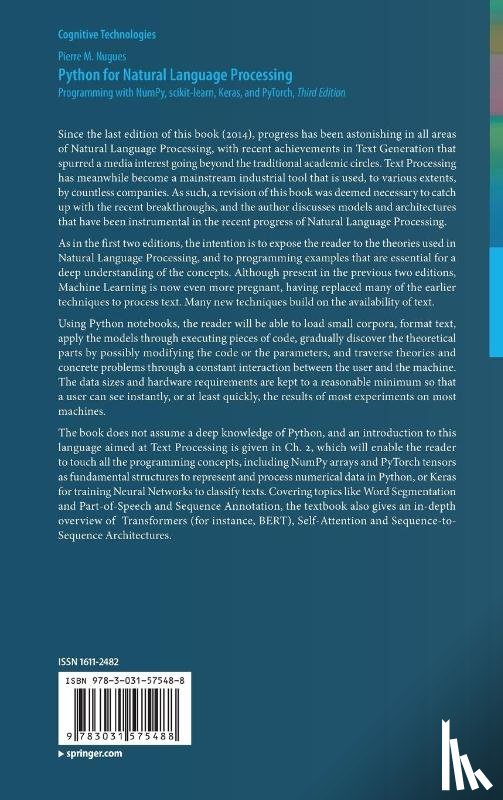 Nugues, Pierre M. - Python for Natural Language Processing