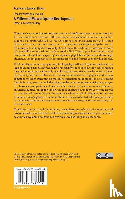 Prados de la Escosura, Leandro - A Millennial View of Spain’s Development