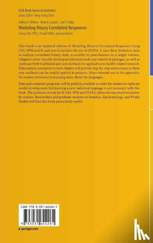 Wilson, Jeffrey R., Lorenz, Kent A., Selby, Lori P. - Modeling Binary Correlated Responses