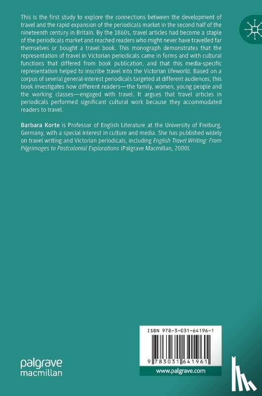 Korte, Barbara - Travel in Victorian Periodicals, 1850-1900