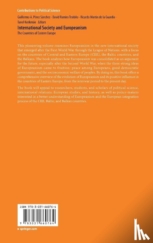  - International Society and Europeanism