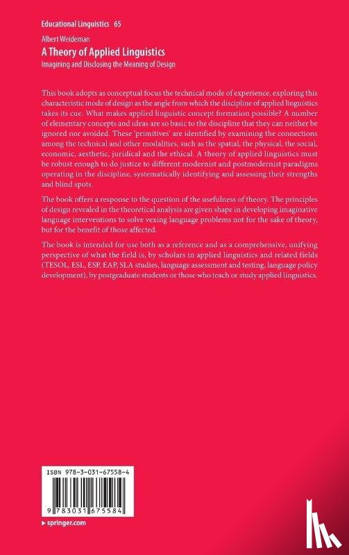 Weideman, Albert - A Theory of Applied Linguistics