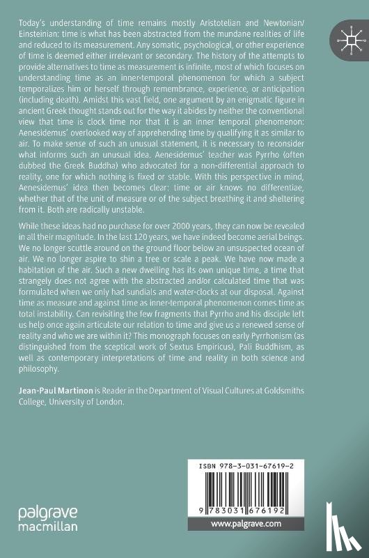 Martinon, Jean-Paul - On Pyrrho and Time