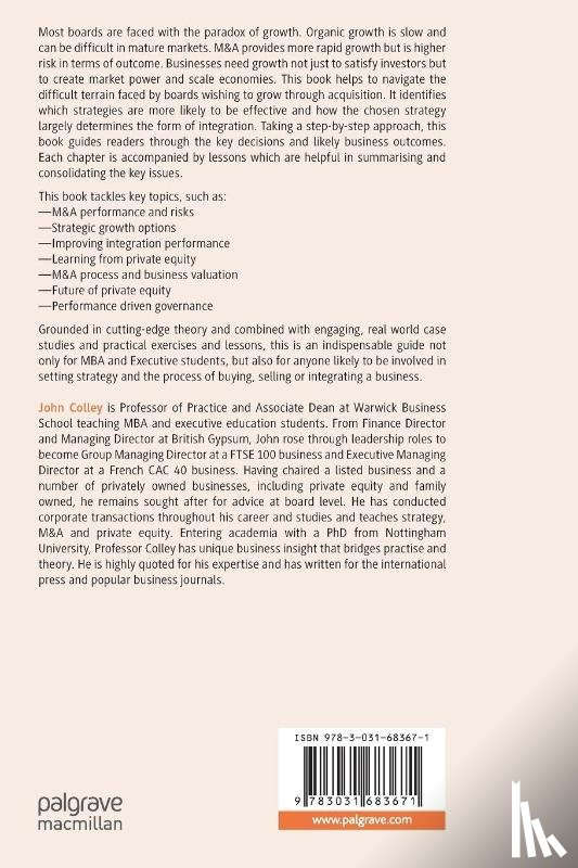 Colley, John - The Unwritten Rules of M&A