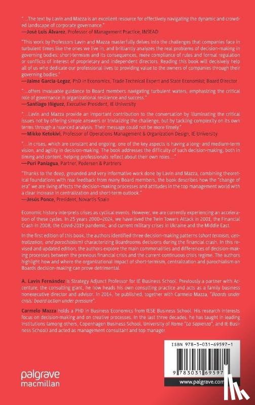 Lavin Fernandez, A., Mazza, Carmelo - Boards Under Crisis