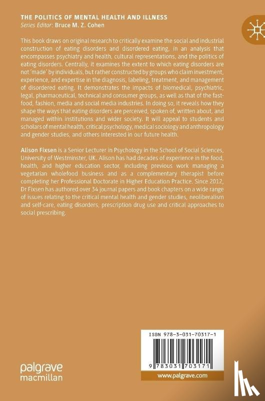 Fixsen, Alison - The Construction of Eating Disorders