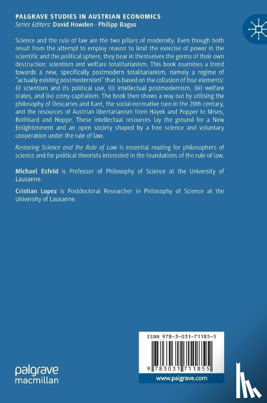 Esfeld, Michael, Lopez, Cristian - Restoring Science and the Rule of Law