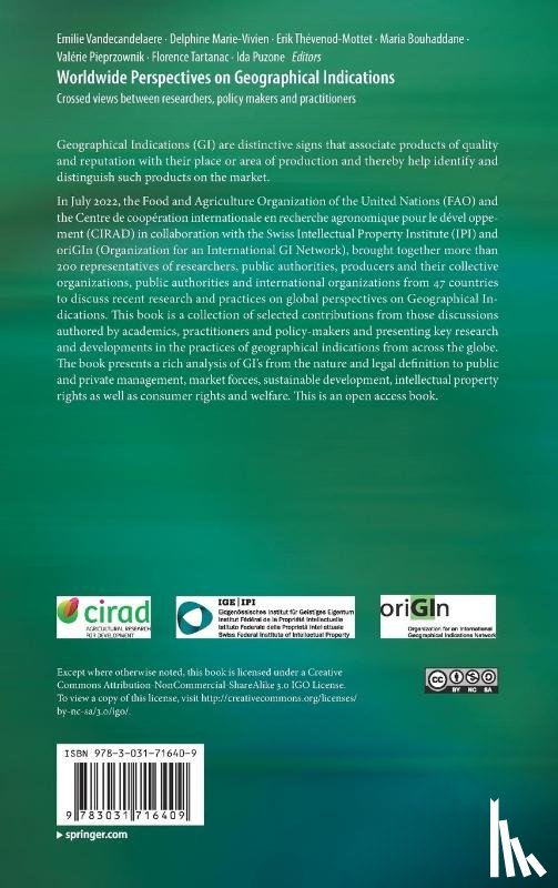  - Worldwide Perspectives on Geographical Indications