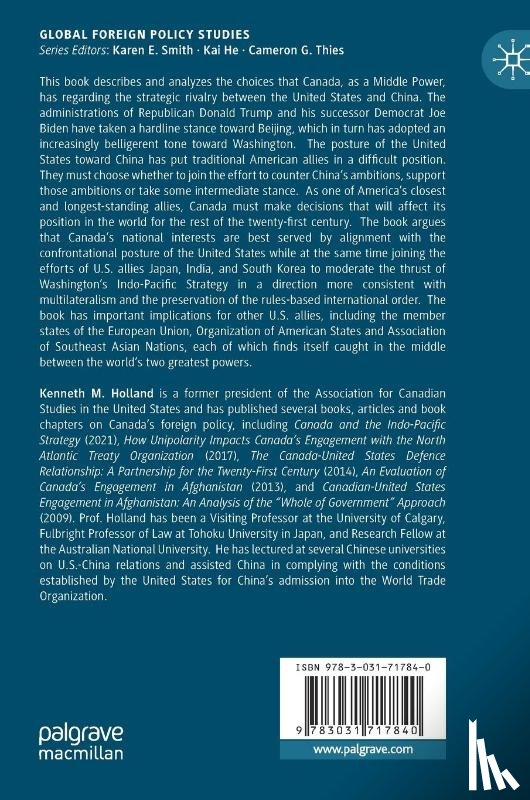  - Canada and Competing Indo-Pacific Visions of China and the US