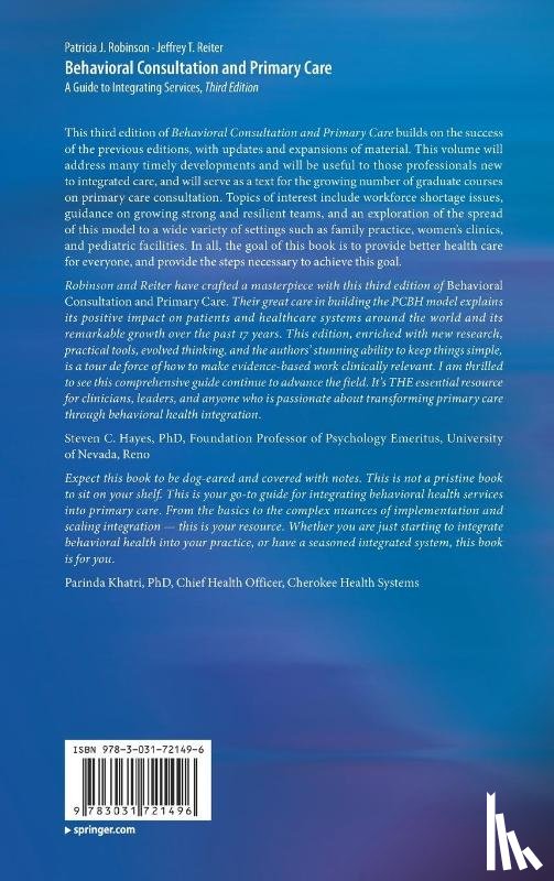 Robinson, Patricia J., Reiter, Jeffrey T. - Behavioral Consultation and Primary Care