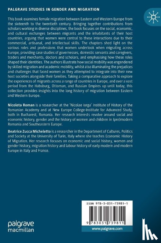 Zucca Micheletto, Beatrice, Roman, Nicoleta - Women, Migration and the Exchange of Knowledge from the Sixteenth to the Twenty-first Century