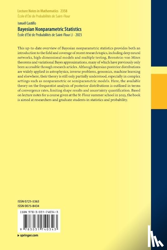 Castillo, Ismael - Bayesian Nonparametric Statistics