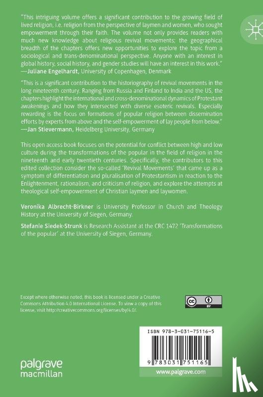  - Revival Movements as Conflict Agendas of the Popular in the Nineteenth and Early Twentieth Centuries