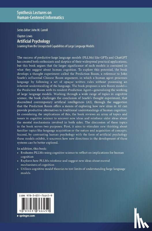 Lewis, Clayton - Artificial Psychology