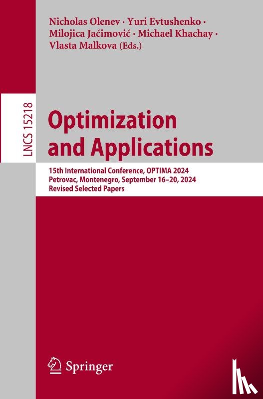 - Optimization and Applications