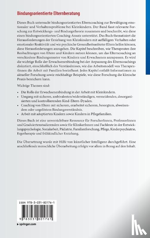 Troutman, Beth - Bindungsorientierte Elternberatung