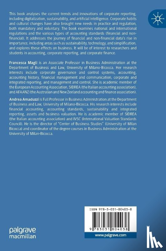 Amaduzzi, Andrea, Magli, Francesca - Innovations in Corporate Reporting