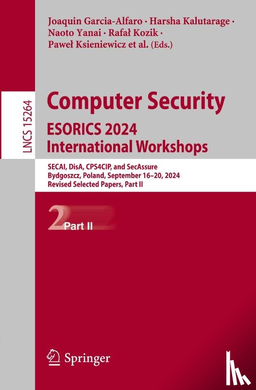  - Computer Security. ESORICS 2024 International Workshops