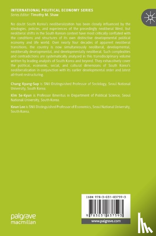  - Neoliberalization of South Korea